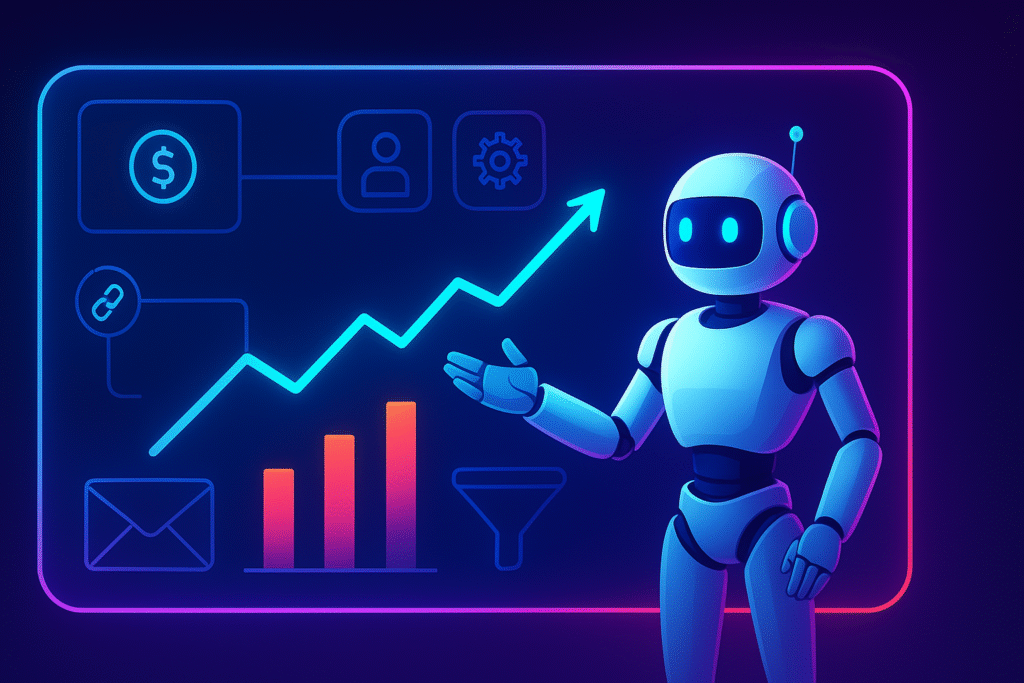 ngresos pasivos con IA en 2025 con automatización, afiliados y funnels inteligentes